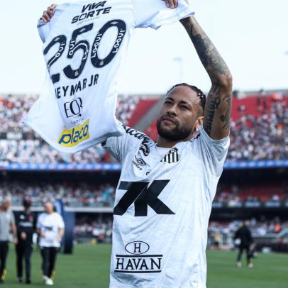 Neymar chora após derrota humilhante do Santos por 6 a 0 para o Vasco da Gama