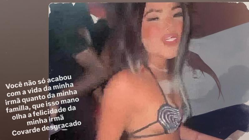 Sther dos Santos foi espancada e morta por não querer sair com traficante que estava em baile funk, em Senador Camará (Foto: Reprodução)