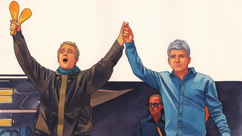 Oasis se apresentou em Chicago durante a primeira data da turnê Live '25, com um repertório repleto de sucessos (Foto: Reprodução)