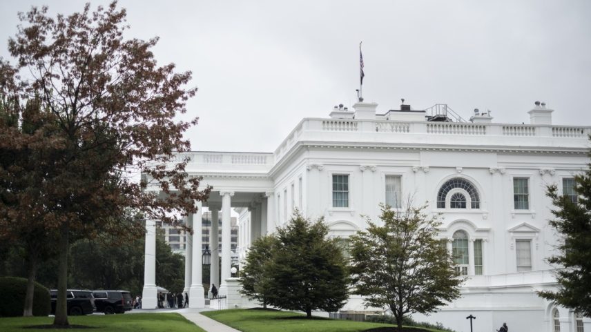 Vista da Casa Branca, nos Estados Unidos, em 2 de out. de 2024 (Foto: Pete Marovich/The New York Times)