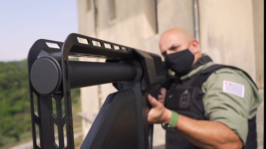 Governo de SP gastou R$ 2,8 milhões com armas anti-drone usadas em presídios (Foto: Reprodução/Governo de SP)