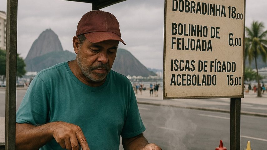 Baixa gastronomia (Foto: Ilustração ChatGPT)