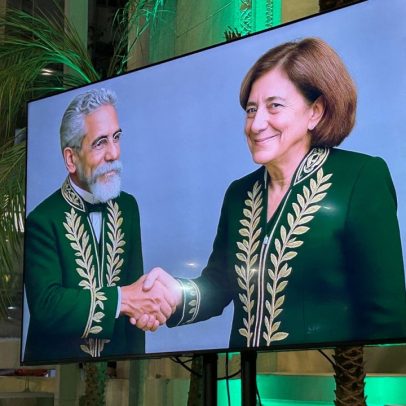 IA homenageia nova imortal da ABL com boas-vindas especiais