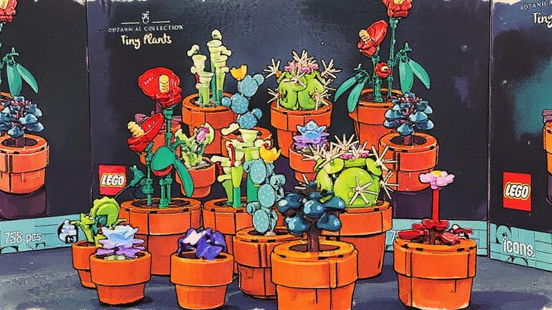 Ícones de Plantas Pequenas da Lego. (Foto: James Manning - Pa Images | Pa Images | Getty Images)
