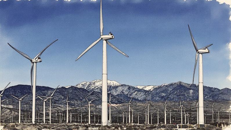 Energia eólica: Trump questiona turbinas desde antes de entrar na política (Foto: Mario Tama/Getty Images)