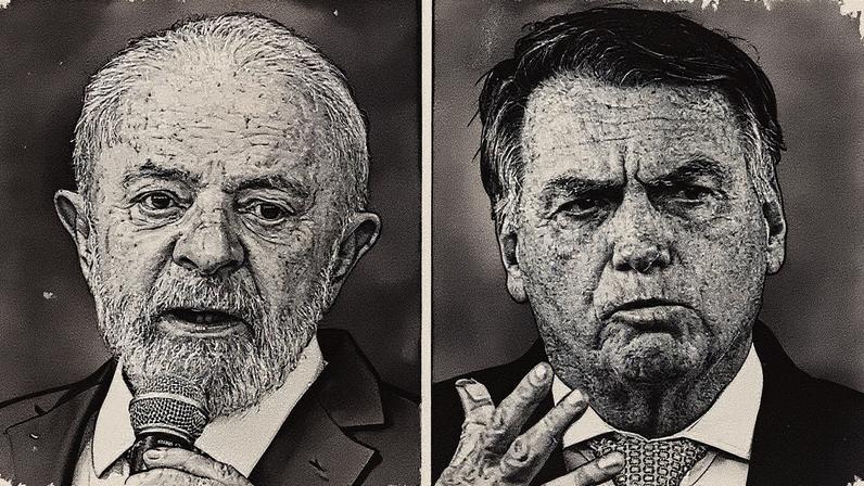 Lula (às esq.) e Bolsonaro (à dir.) — Foto: Ton Molina/FotoArena/Estadão Conteúdo; Reuters/Adriano Machado