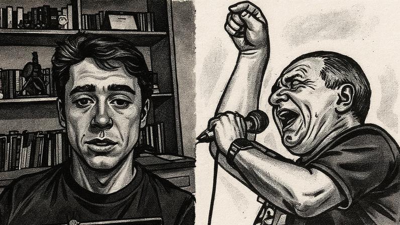 Nikolas Ferreira (à esquerda) em vídeo gravado em apoio a Silas Malafaia (à direita) (Foto: Reprodução/Redes sociais e Edilson Dantas/Agência O Globo)