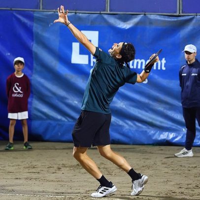 Thiem e Gasquet duelam em emocionante torneio de exibição na praia
