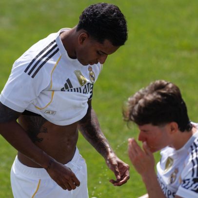 Real vence jogo-treino com goleada e Rodrygo assume a faixa de capitão
