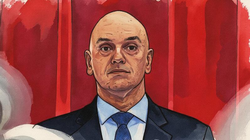 Alexandre de Moraes participa de evento em Tribunal de Contas do Estado de São Paulo (Foto: Maria Isabel Oliveira/O Globo)