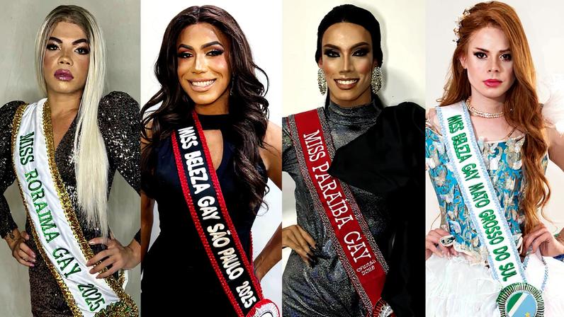 Candidatas do Miss Brasil Gay 2025 (Foto: Divulgação)