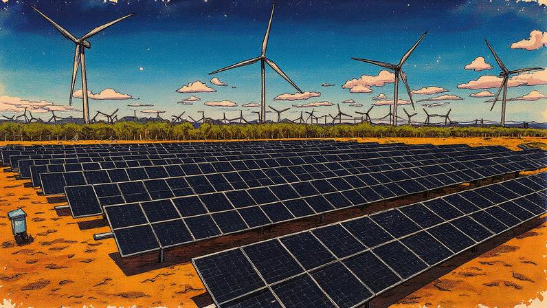 Parque da Auren Energia, de onde vem a energia da GUD (Foto: Divulgação)