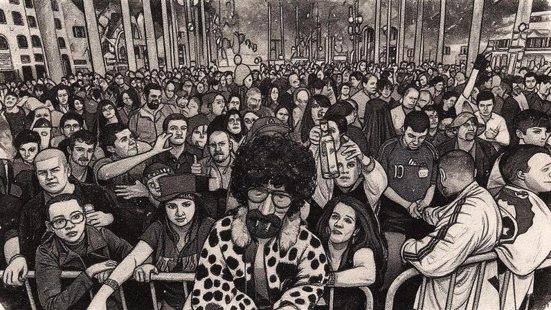 Passeata em homenagem a Raul Seixas acontece todo ano no dia 21 de agosto, data da morte do cantor (Foto: Fabio Braga - 21.08.2015/Folhapress)