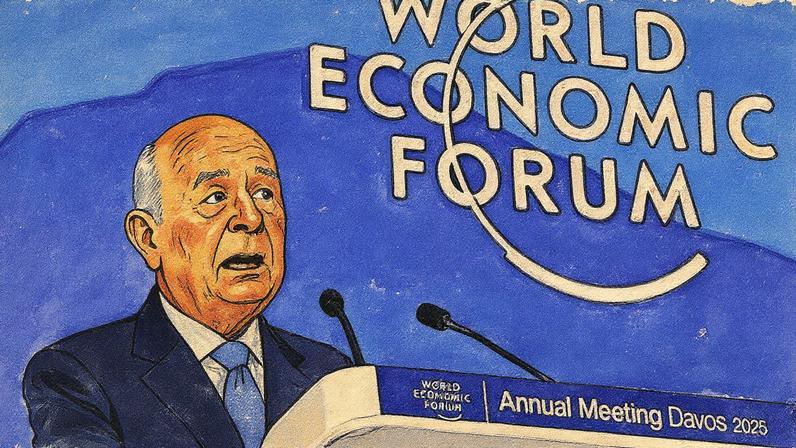 Klaus Schwab foi acusado de usar recursos do WEF para fins pessoais (Foto: Reprodução)