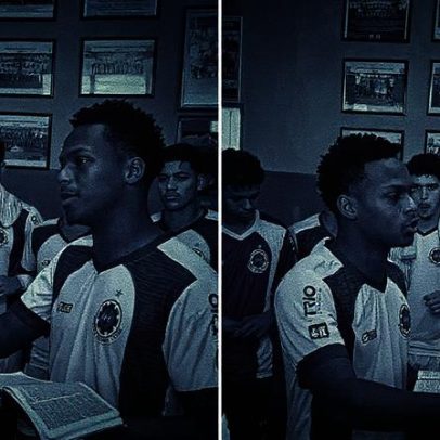 Jogador faz devocional com time antes do jogo e pede para ser 'instrumento'