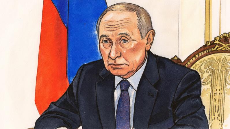 Presidente russo, Vladimir Putin, conversa com jornalistas no Kremlin (Foto: Reprodução)