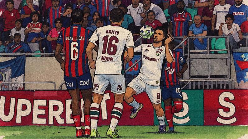 Meia do Fluminense Martinelli dominando a bola durante o duelo contra o Bahia, na Copa do Brasil (Foto: MARCELO GONÇALVES / FLUMINENSE F.C.)