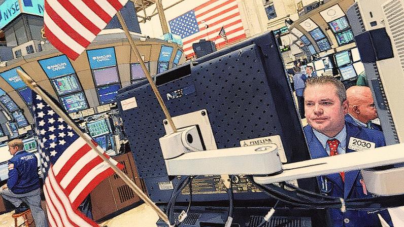 DRAMA Bolsa de Nova York: investidores operam com cautela após Trump ameaçar demitir diretora do Fed (Foto: Justin Lane/EFE/VEJA)