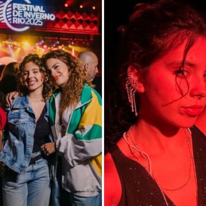 Flor Gil acompanha show de Caetano Veloso ao lado da namorada americana