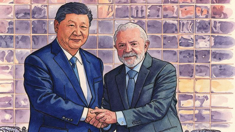 Os presidentes Xi e Lula, o passado novembro durante a visita do mandatario chinês a Brasília. (Foto: Adriano Machado/REUTERS)