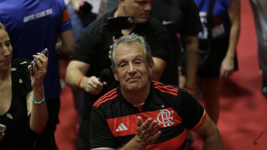Bap, presidente do Flamengo (Foto: Alexandre Cassiano)