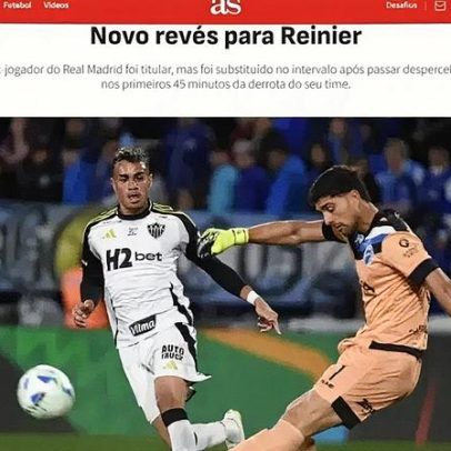 Imprensa internacional critica desempenho de Reinier após derrota do Atlético-MG