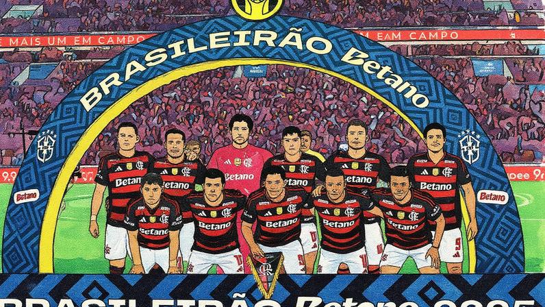 Flamengo e Grêmio empatam em partida do Brasileirão (Foto: Reprodução)