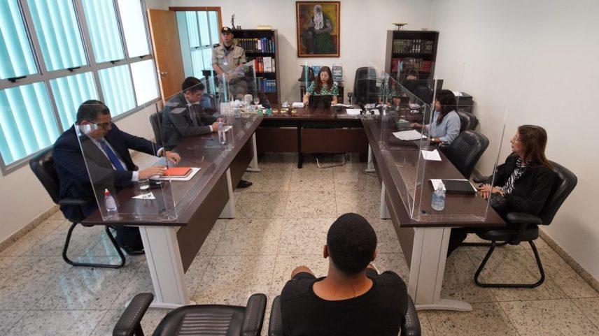 Audiência de custódia (Foto: Agência CNJ/Divulgação)