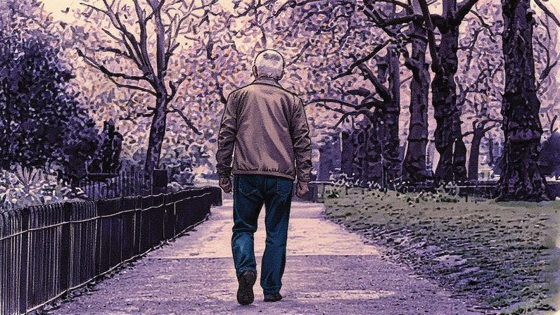 Idoso caminhando (Foto: Freepik)
