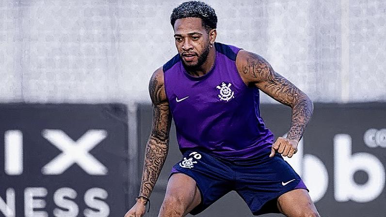 José Martínez em treino do Corinthians (Foto: Reprodução)