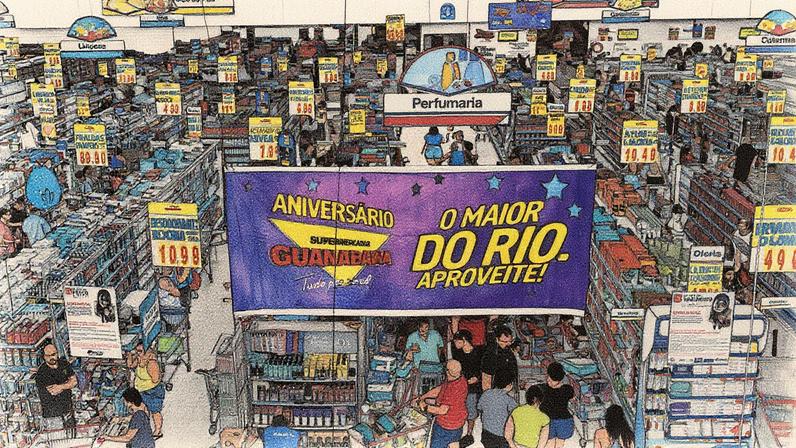 Supermercados Guanabara: rede mantém até 500 produtos em promoção por dia, com campanhas que duram semanas e têm ofertas rotativas (Foto: Supermercados Guanabara/Divulgação)