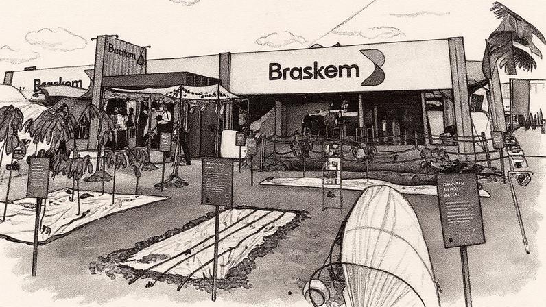 Estande da Braskem (Foto: Divulgação/Braskem)