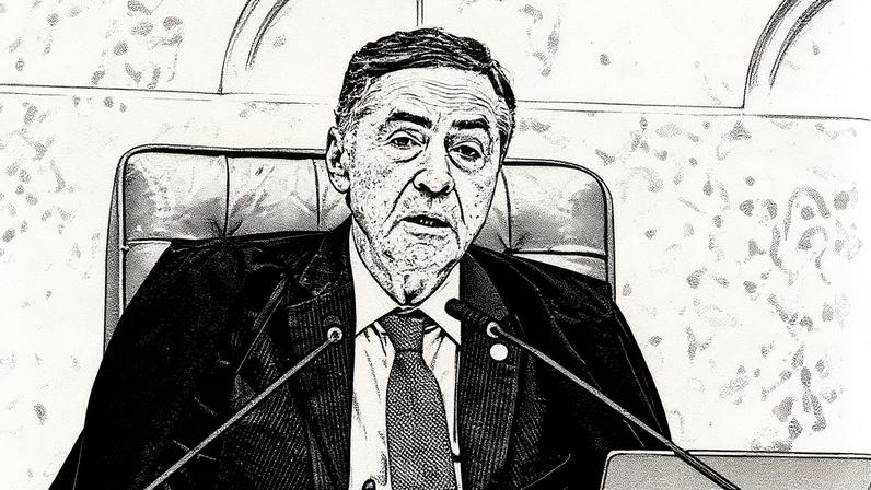 Ministro Barroso no Plenário do STF durante julgamento sobre responsabilização das redes sociais (Foto: Brenno Carvalho / Agência O Globo)