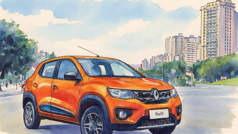 Renault Kwid: outro dos pequenos ainda tido como “barato” (Foto: Renault/Divulgação)