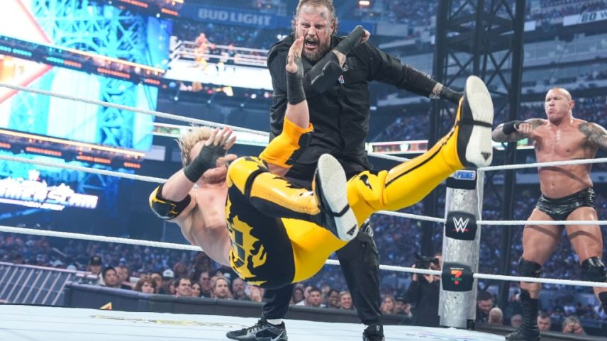 Jelly Roll enfrentou Drew McIntyre e Logan Paul no WWE SummerSlam no sábado (2 de agosto). (Foto: Reprodução)
