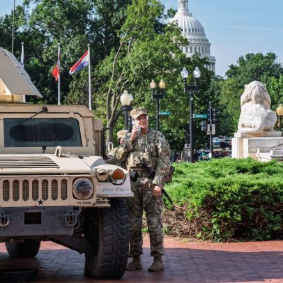 Decenas de pessoas são presas após ação da Guarda Nacional em Washington