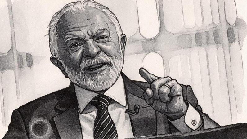 Presidente Lula em entrevista para a Reuters (Foto: Adriano Machado/Reuters)