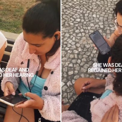 Jovens oram por surda através de mensagens e relatam milagre de cura