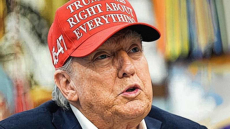 Presidente Trump, nesta sexta-feira na Casa Branca. (Foto: Reprodução)