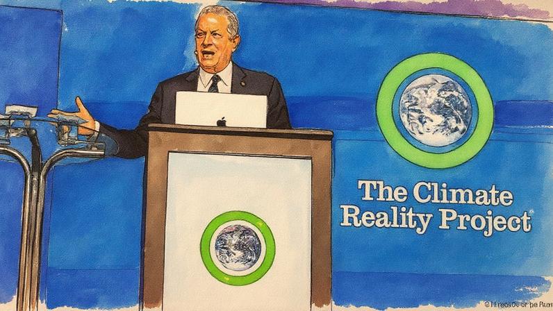 Al Gore, fundador e chairman do The Climate Reality Project, durante treinamento para novas lideranças climáticas no Rio de Janeiro (Foto: The Climate Reality Project)