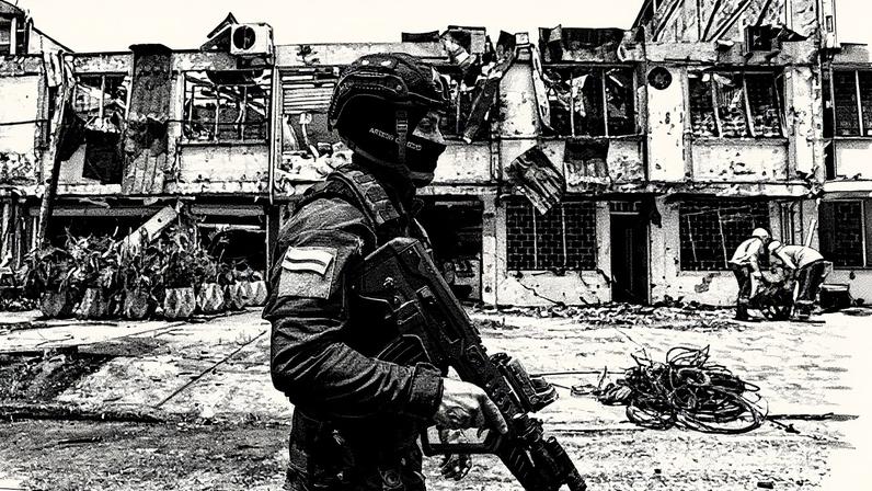 Zona afetada por explosão em Cali (Foto: Reprodução)