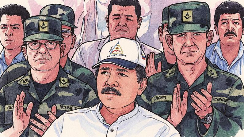 Daniel Ortega em Camuapa, Nicarágua. (Foto: Esteban Felix/AP)
