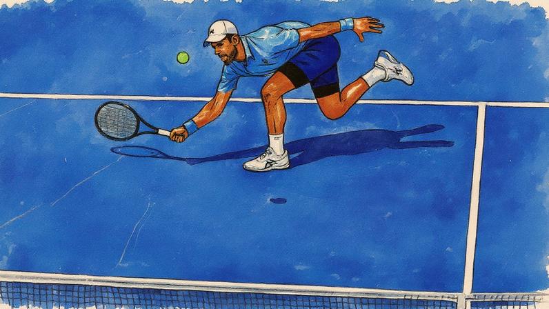 Djokovic, nesta quarta-feira durante o jogo contra Svajda. (Foto: Kirsty Wigglesworth/AP)