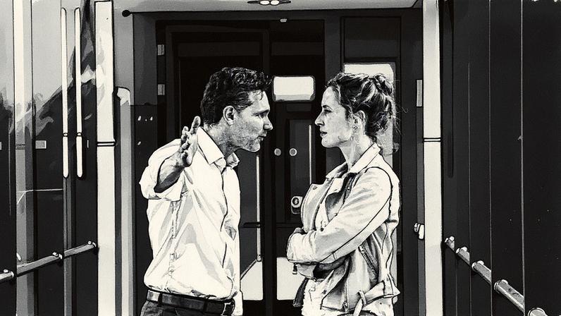 Dois companheiros de escritório discutindo no corredor do trabalho. (Foto: Westend61/Getty Images)