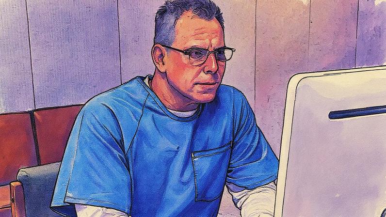 O jovem Menendez participou virtualmente da audiência de quinta-feira - Foto: California Department of Corrections and Rehabilitation