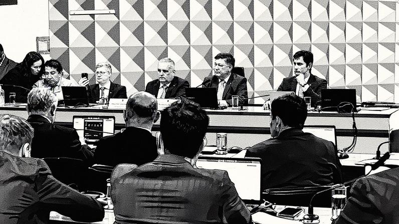 Reunião de instalação da CPMI do INSS, realizada em 20 de agosto (Foto: Reprodução)