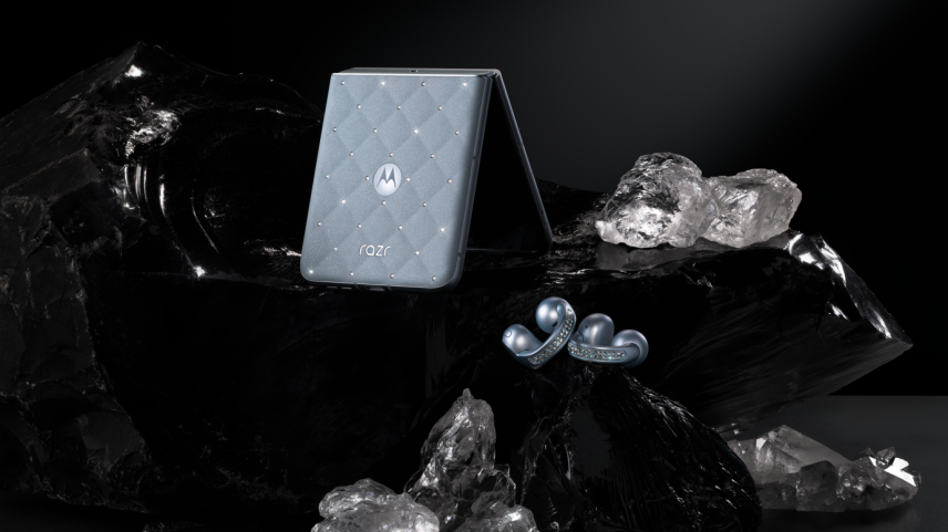 Motorola Razr: colaboração com Swarovski com apenas mil unidades (Foto: Motorola/Divulgação)