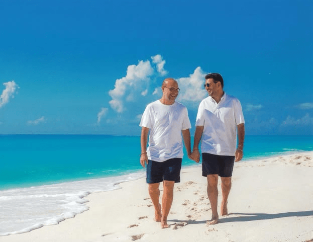 Mario Paglino e Gianni Grossi: designers morreram juntos após trágico acidente de carro entre Milão e Turim (Foto: Divulgação)
