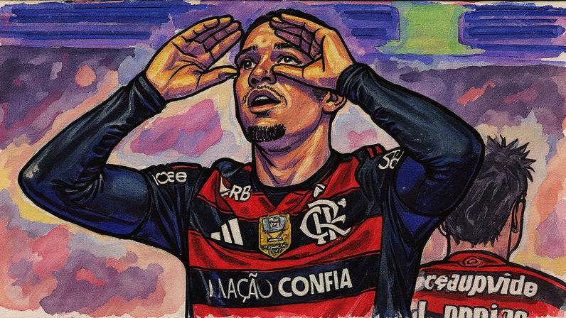 Samuel Lino, jogador do Flamengo, foi convocado por Carlo Ancelotti (Foto: Reprodução)