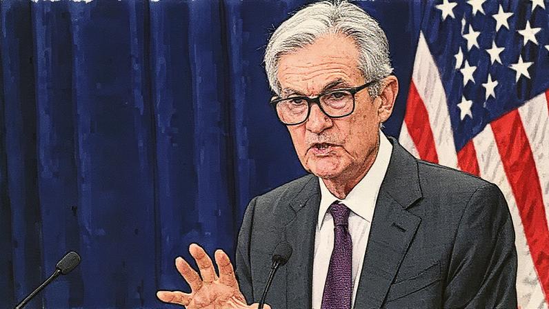 Jerome Powell, presidente do Federal Reserve dos EUA, fala durante uma coletiva de imprensa após a reunião do Comitê Federal de Mercado Aberto (FOMC) de 29 a 30 de julho em Washington, DC, em 30 de julho de 2025. (Foto: Mandel Ngan | AFP | Getty Images)
